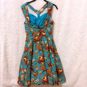 Lindy Bop Like New Floral Dress